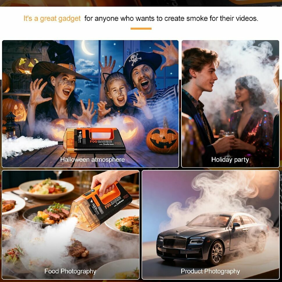 Портативный генератор дыма LensGo Smoke Master Pro — фото 1