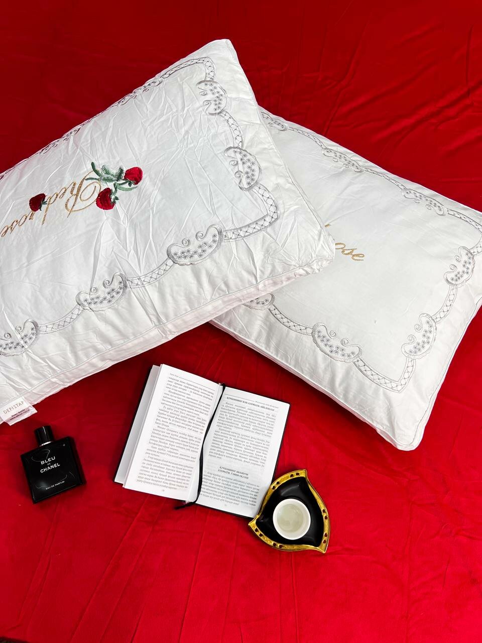 Подушки Original’s REDROSE (2 шт.)гипоаллергенная подушка 50×70 см