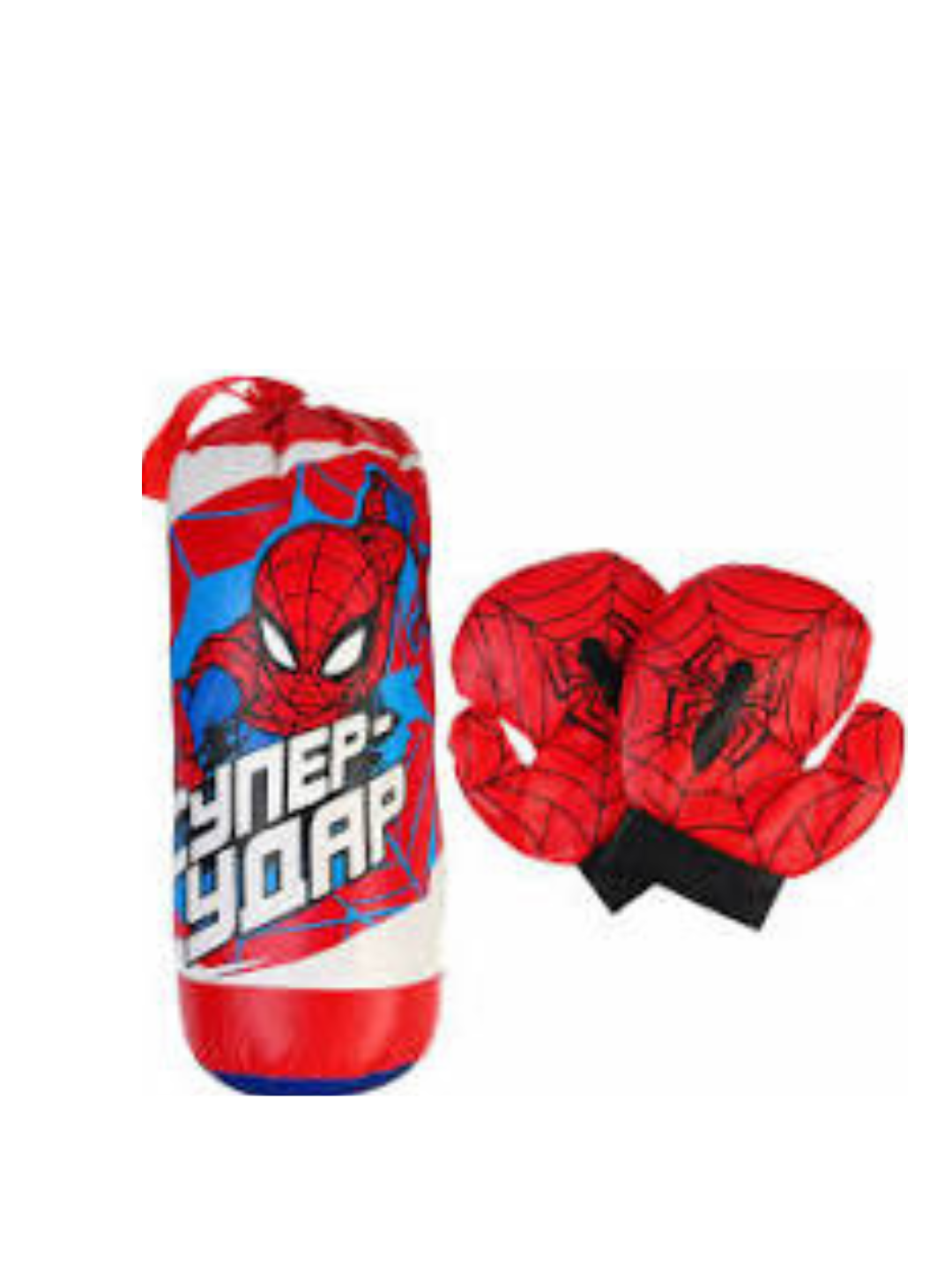 Детский боксерский набор Spiderman: груша и перчатки — фото 1
