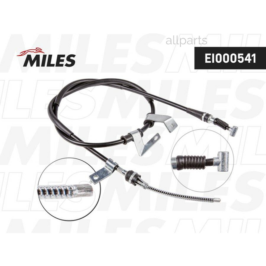 MILES EI000541 Трос стояночного тормоза SUZUKI JIMNY 98- правый