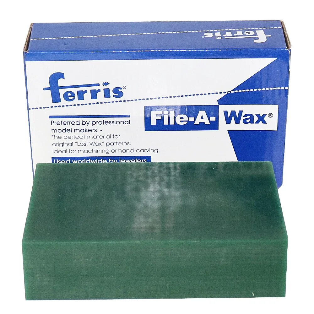 Воск для резьбы Ferris File-A Wax, темно-зеленый, Style2