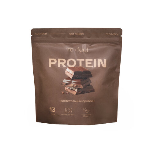 Растительный белковый коктейль re-feel со вкусом какао 20 порций