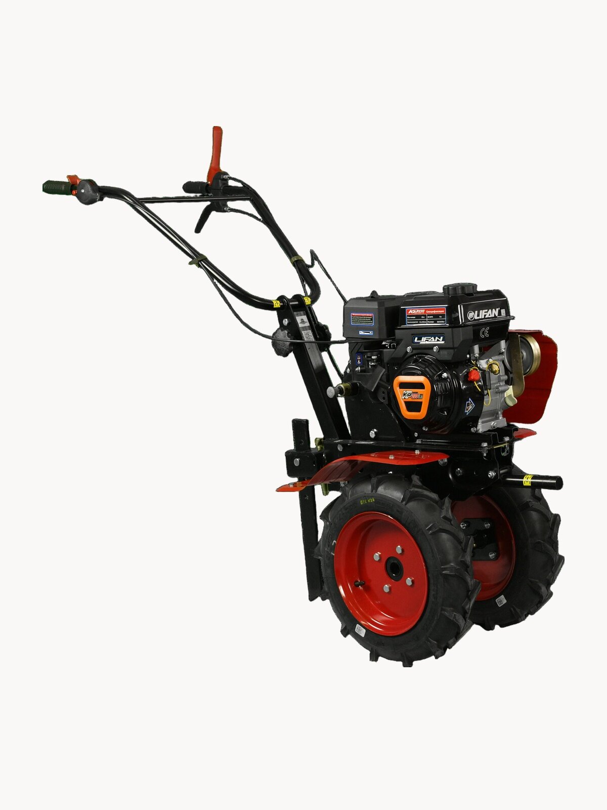 Мотоблок Ока МБ1Д2М13(алюминиевый шкив редуктора), LIFAN KP 230, 8 л. с