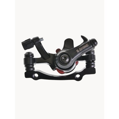 Тормоз дисковый/ калипер/ машинка дискового тормоза F180/R160, алюминиевый, черный