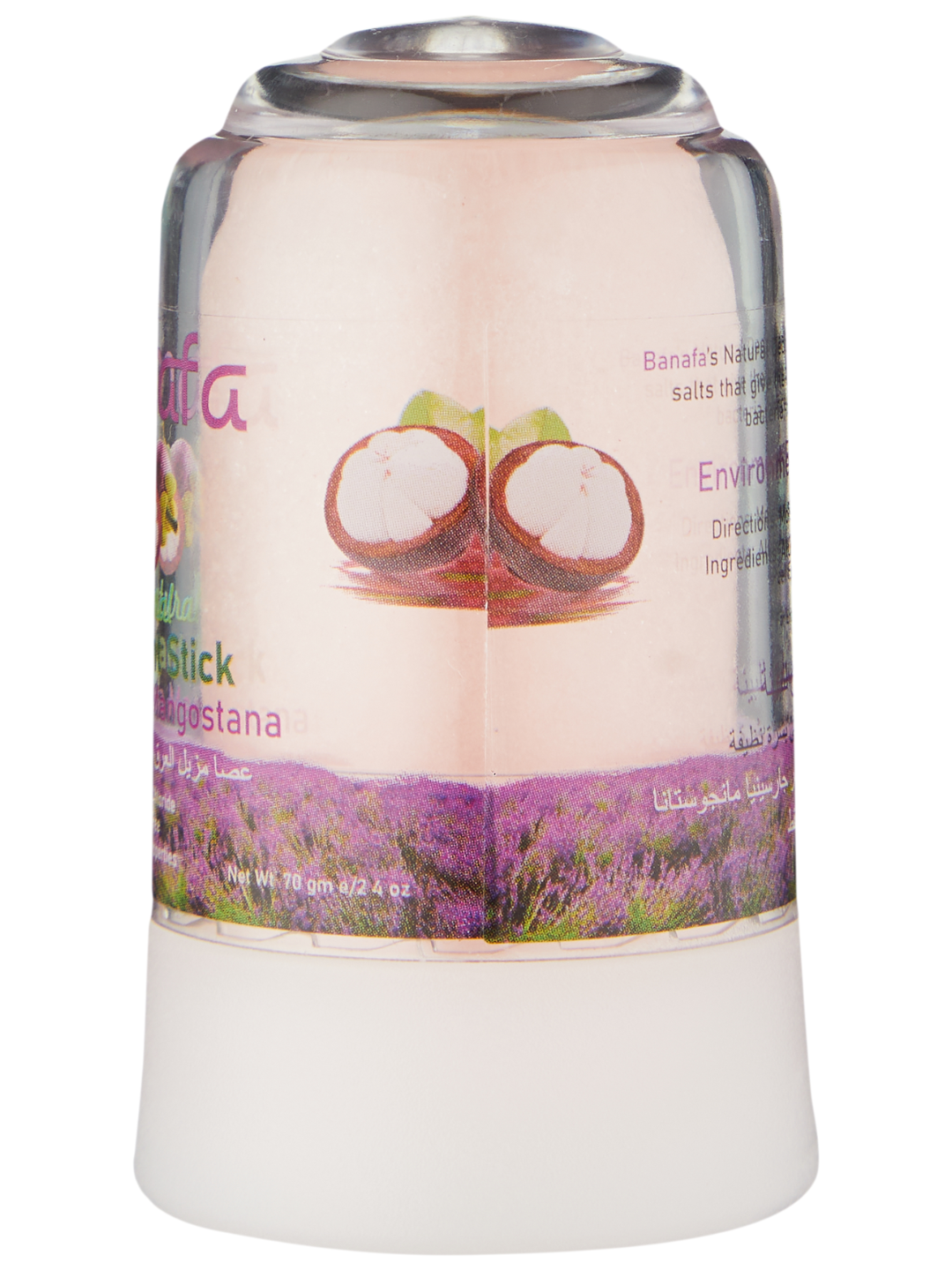 Дезодорант-Стик Banafa Alum "Mangosteen", не оставляет следов, для чувствительной кожи — фото 1