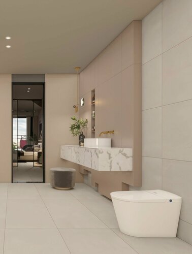 Изображение товара Керамогранит ENNFACE 60 х 120 см, Artcolor Milkshake, матовый, 1,44 м2 в упаковке (2 шт.)