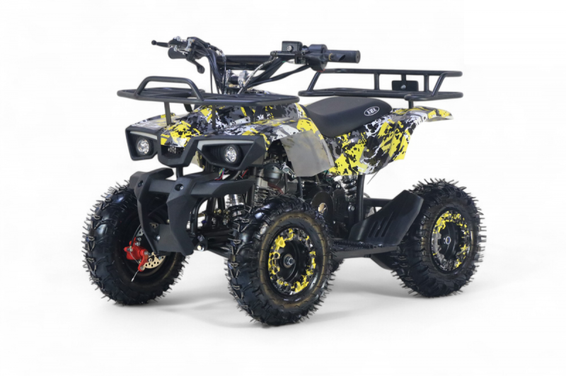Другие электромобили Rivertoys Детский квадроцикл TIGER желтый Special