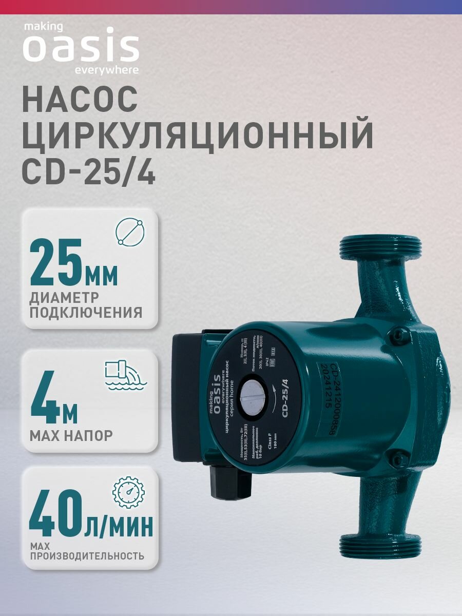 Насос циркуляционный CD-25/4 