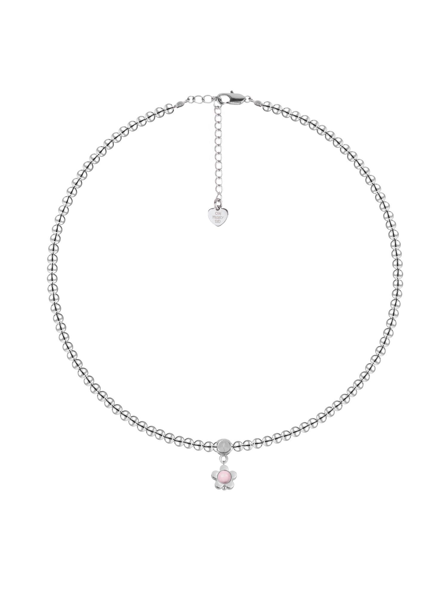 Чокер Oh Mary Did, гематит, жемчуг Swarovski синтетический