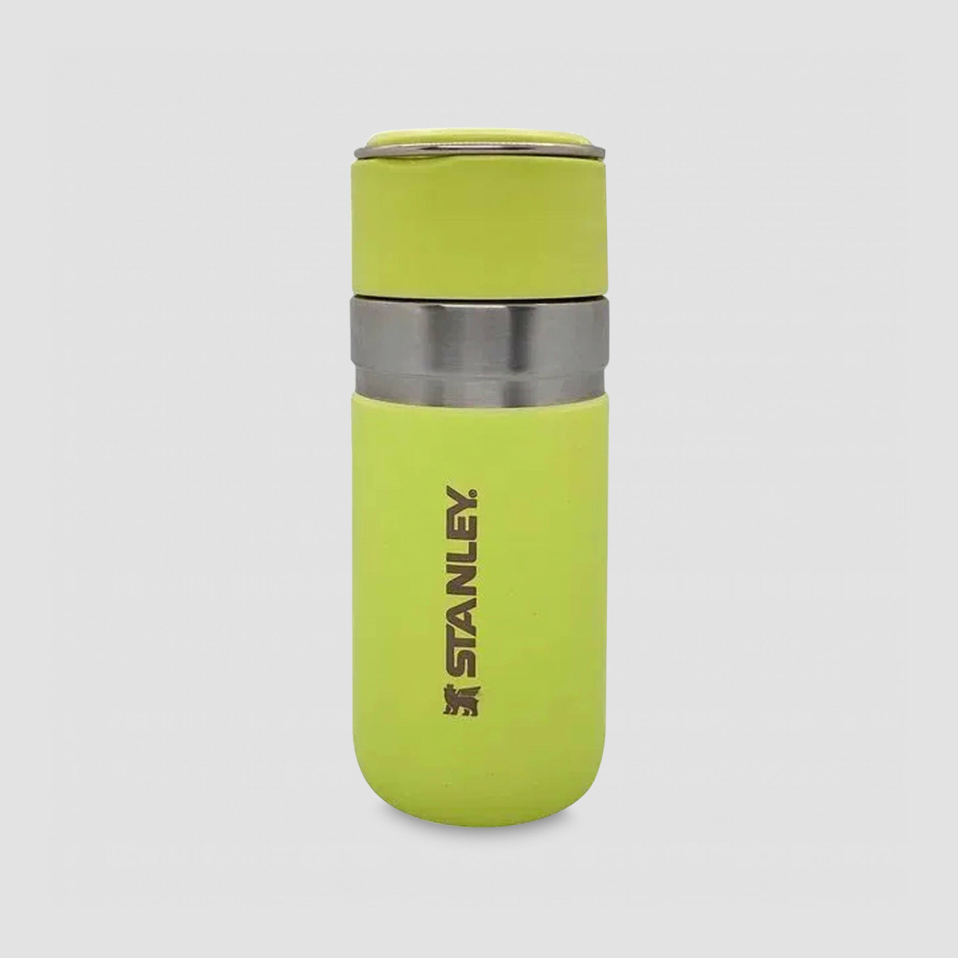 Термобутылка STANLEY "Quick Flip Go", сталь, зелёная, 470 мл