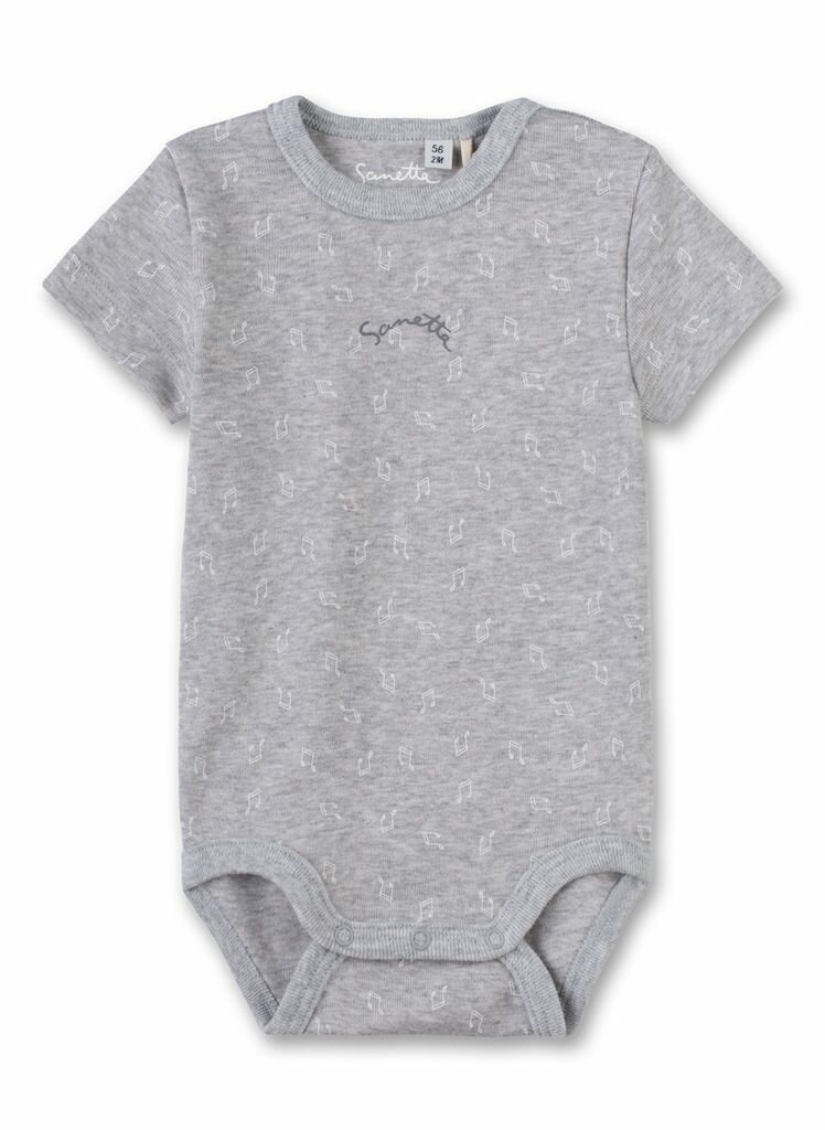 Боди Sanetta, размер 056, серый