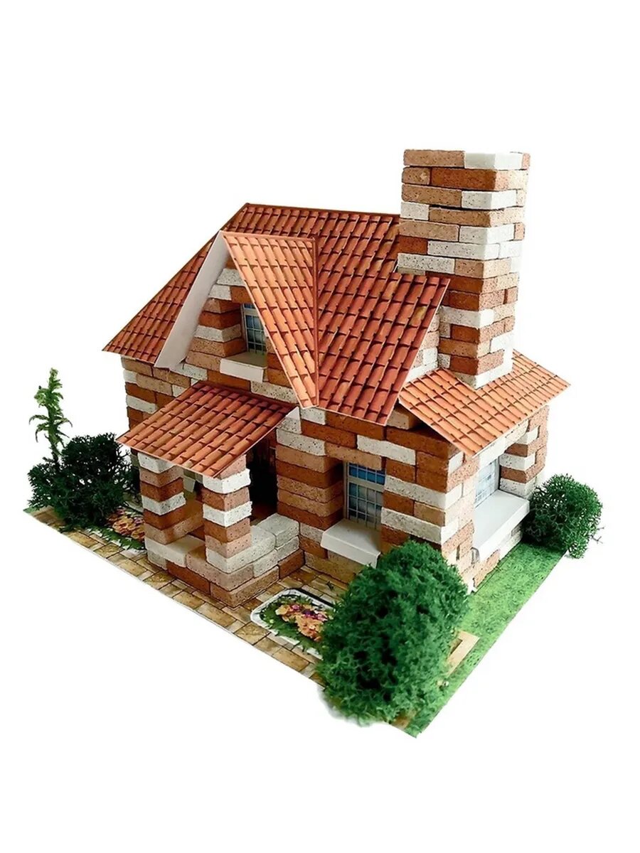 Конструктор кирпичный "Домик" 360 элементов — фото 1