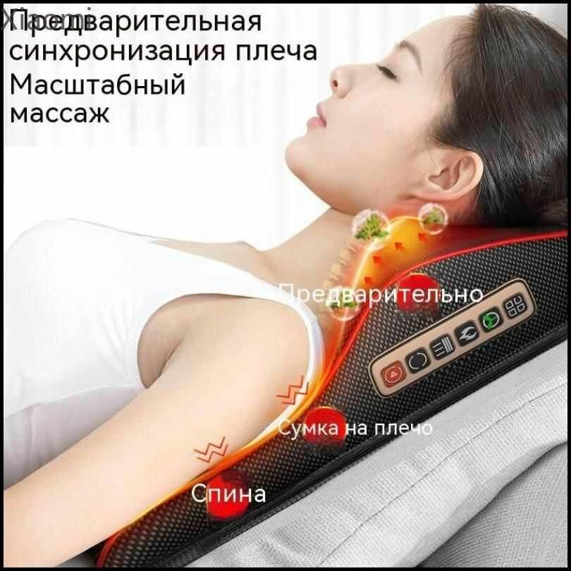 Массажные Подушки Xiaomi Xiaomi Массажная подушка, массажер для шеи и плеч/Офис и автомобиль