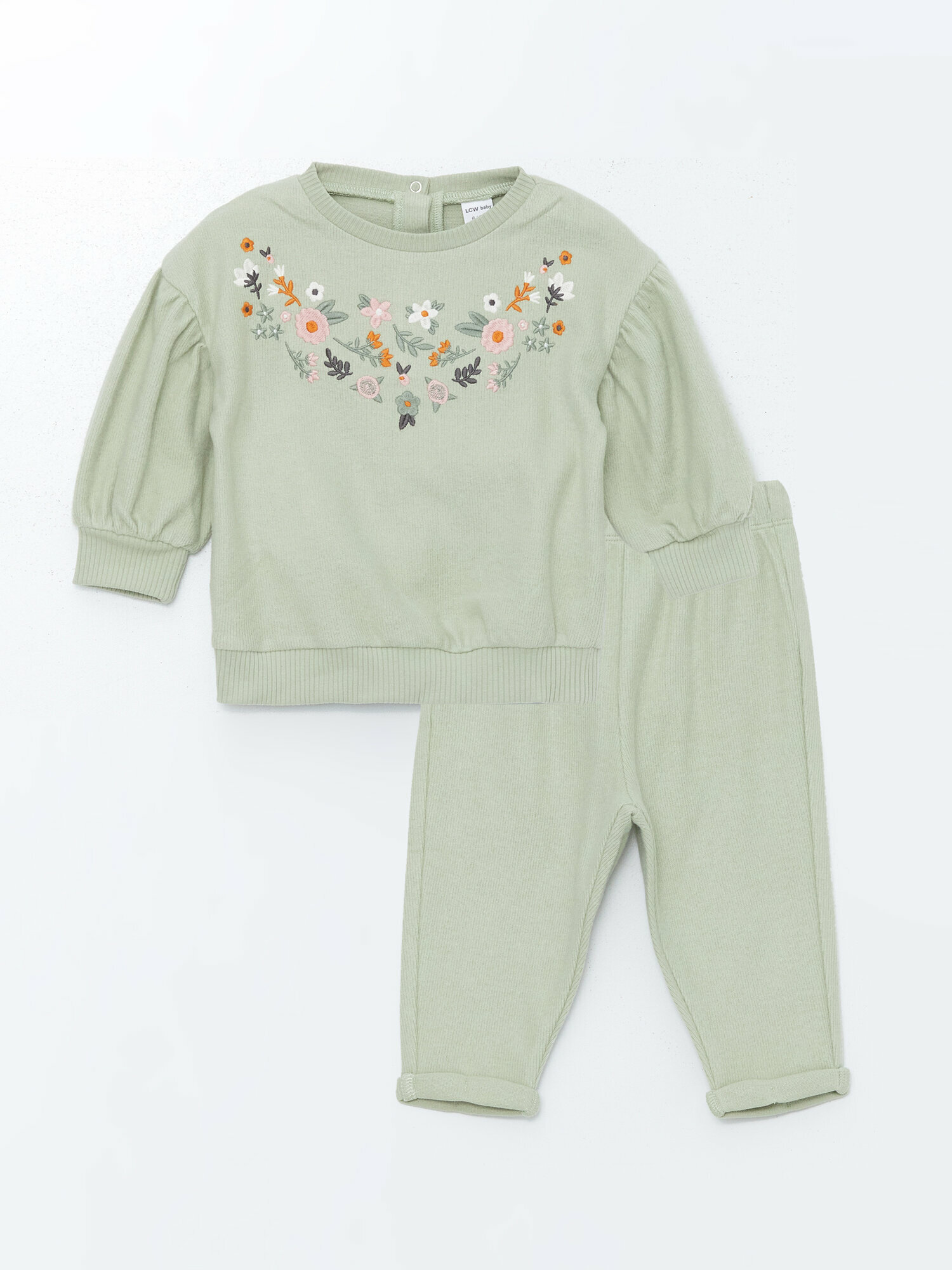 Комплект одежды LC Waikiki размер 6-9 мес light green