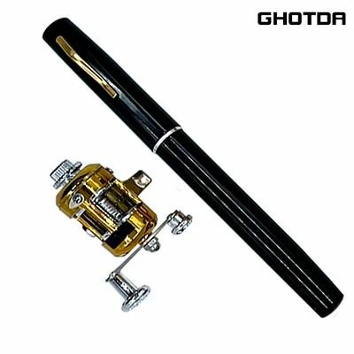GHOTDA Портативная рыболовная удочка 2-х секционная