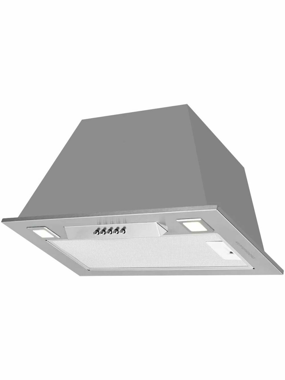 Вытяжка Kuppersberg INLINEA 60 X, встраиваемая, 60 см, нержавеющая сталь, с выдвижной панелью и LED-подсветкой