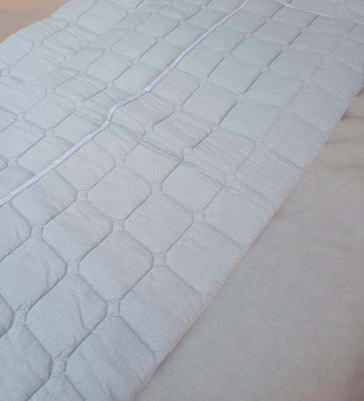 Одеяло LINENS, полуторное, 145x205 см, 250 г/м2, ментоловое, гипоаллергенное — фото 1