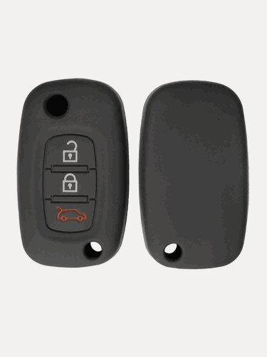 Изображение товара Чехол на ключ силиконовый для LADA (чёрный) belais #22053