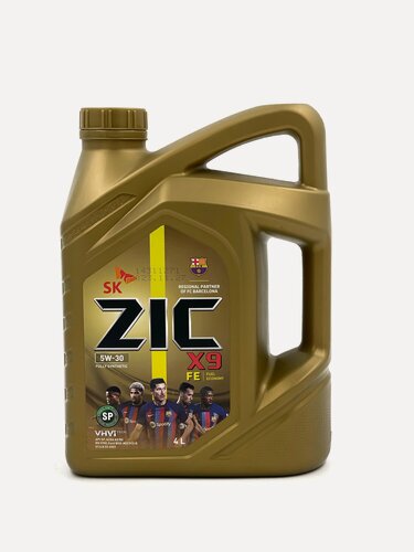 Изображение товара Масло моторное ZIC X9 FE 5w-30, синтетическое, 4 литра , для авто