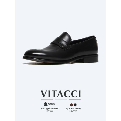 фото Лоферы vitacci, размер 42, черный