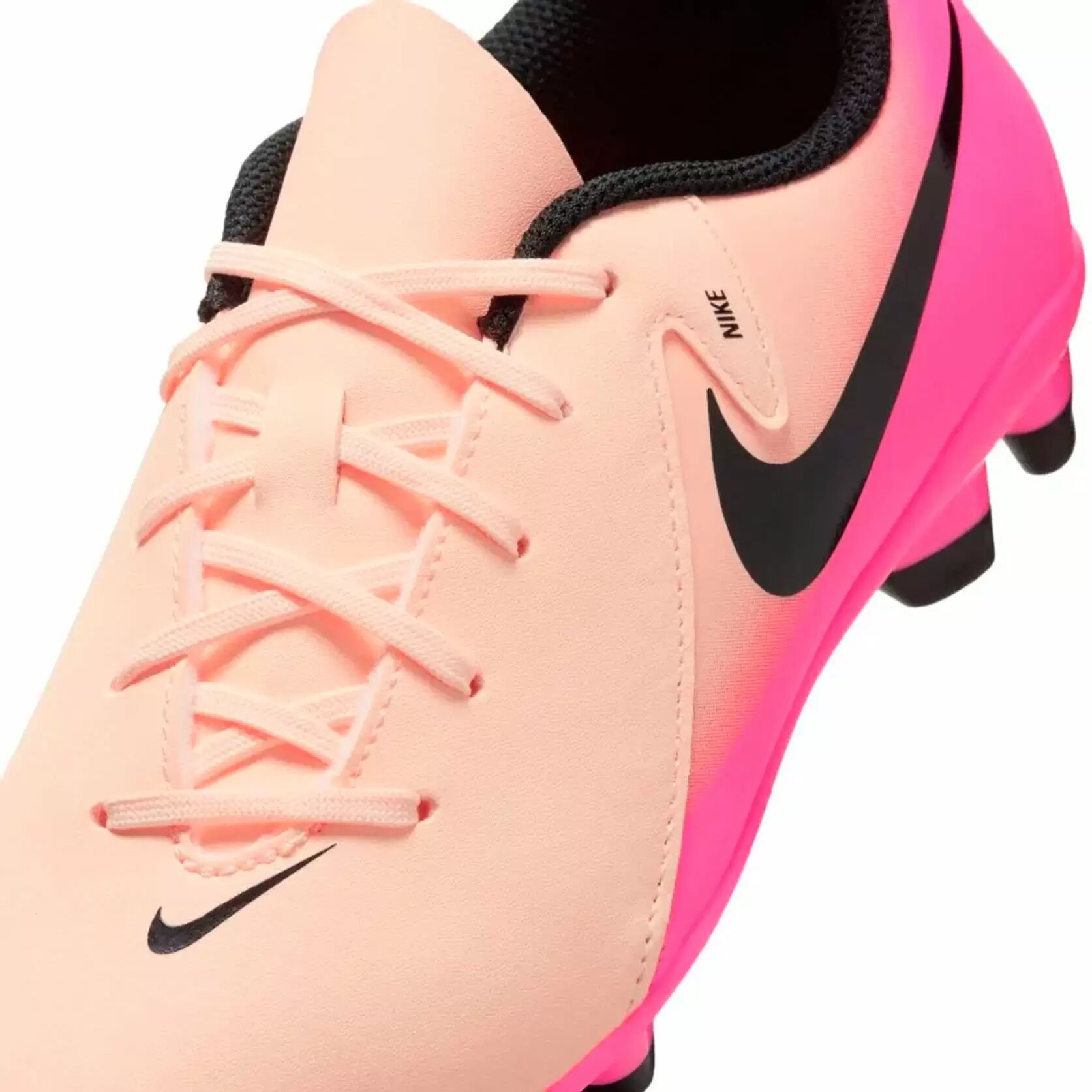 Бутсы NIKE, размер 34, розовый/бежевый — фото 1