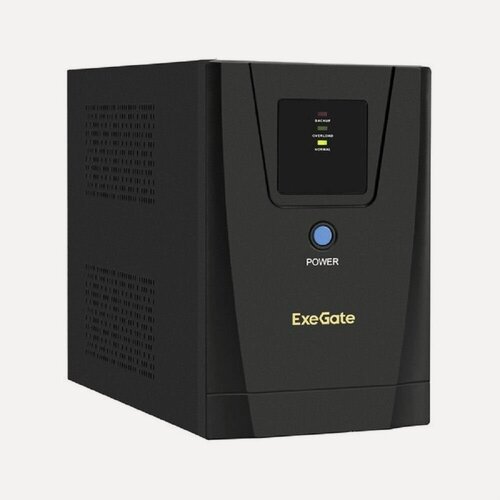 Изображение товара EXEGATE ИБП EX292794RUS ИБП SpecialPro UNB - 1200. LED. AVR.2SH.3C13. USB <1200VA 750W, LED, AVR, 2 Schuko+3 C13, USB, съемн. кабель, металлический корпус, Black>