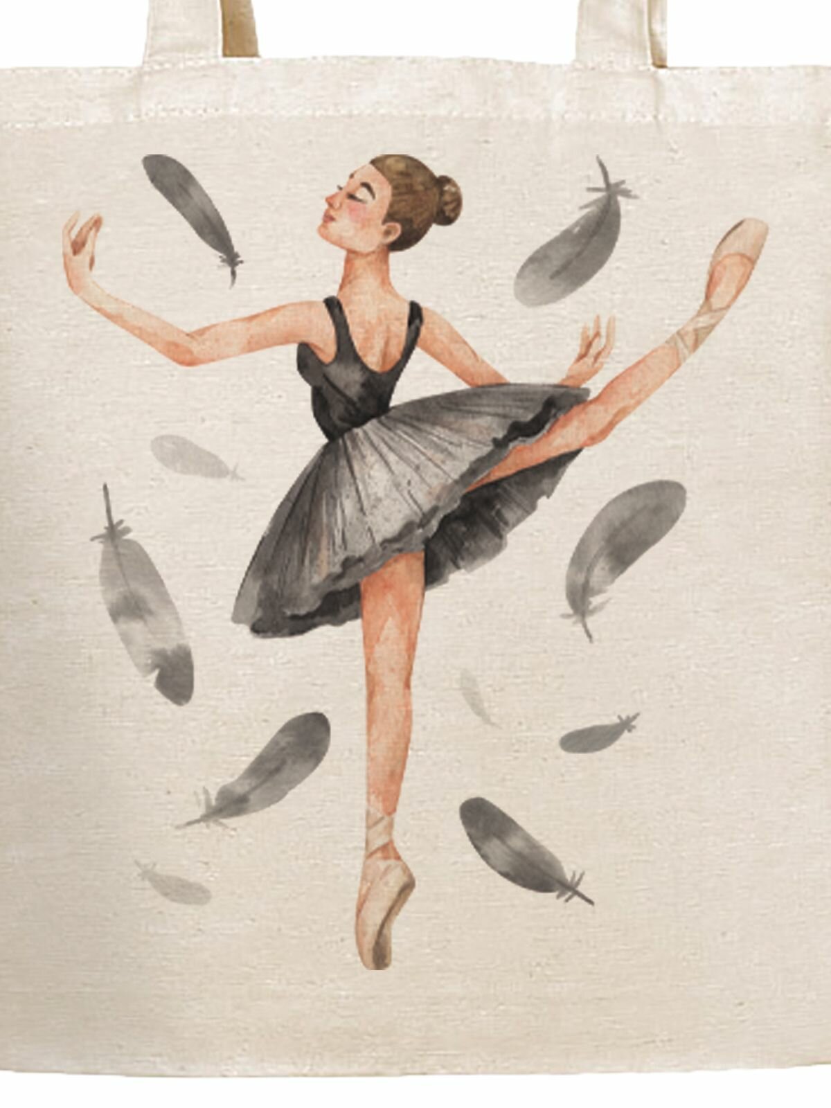 Комплект сумок шоппер Gerasim, 4 шт., бежевый, розовый, черный — фото 1