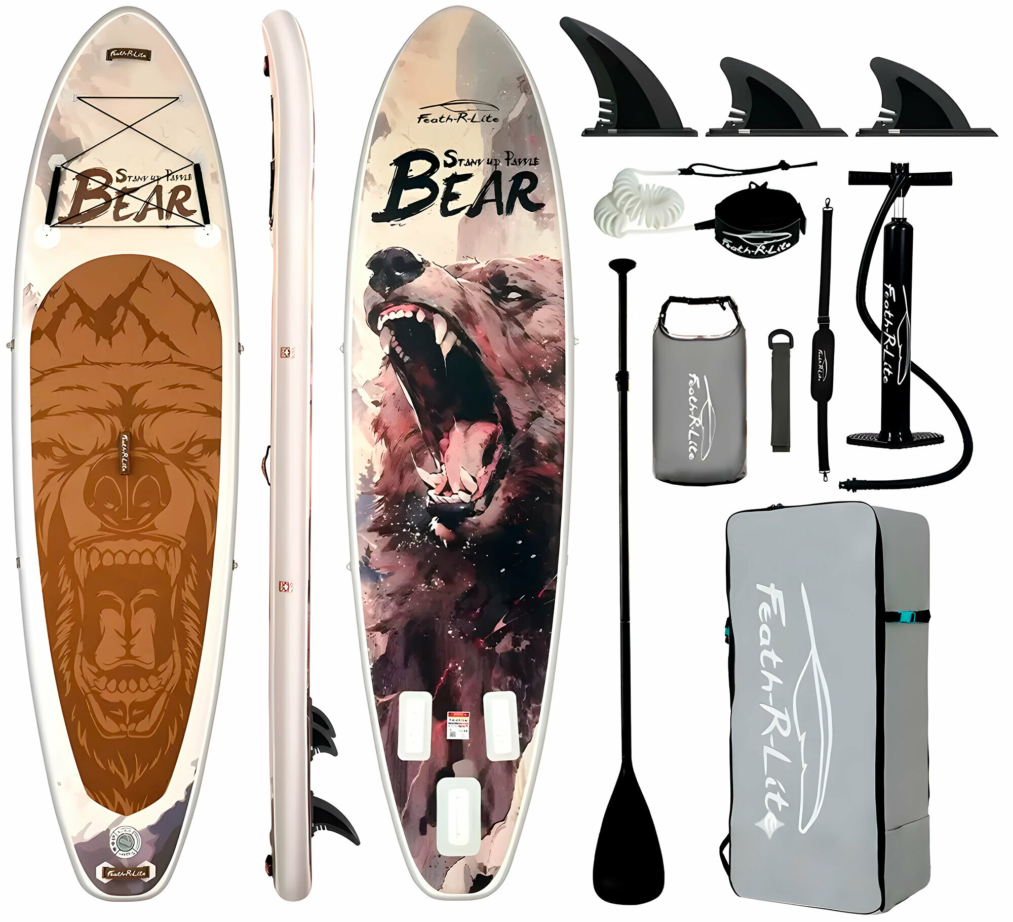 Сапборд Feath-R-Lite Bear Inflatable SUP Board 350*90*15 (SUPFR19H) — фото 1