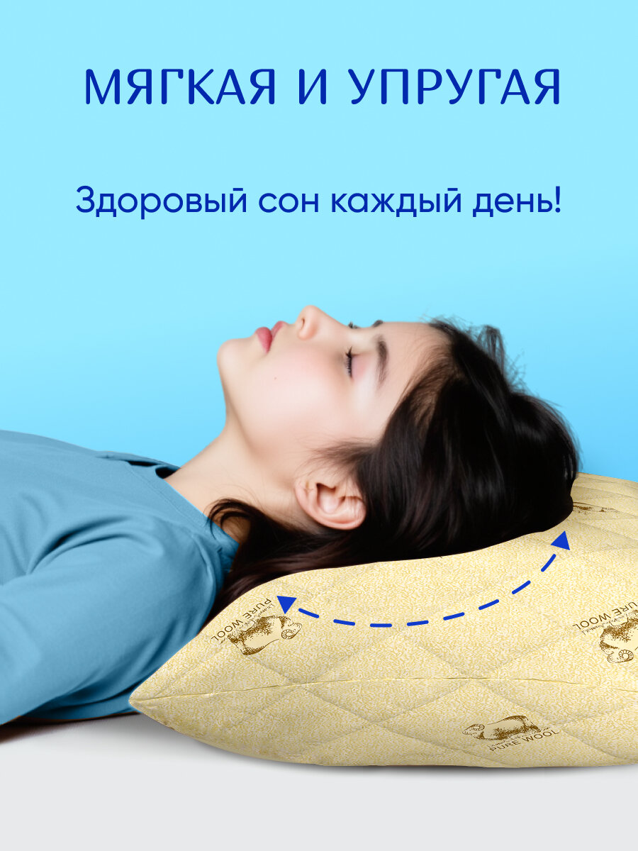 Подушка 70х70 см 2 шт Galtex "Пейсли" чехол из тика с кантом — фото 1