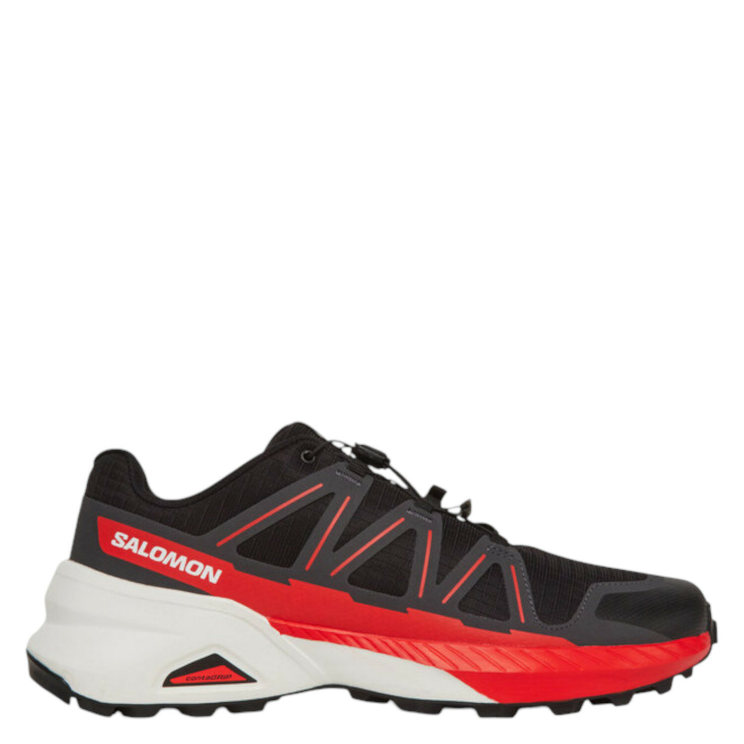 Кроссовки Salomon, размер 9 UK, черный, красный