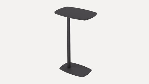 Изображение товара Стол придиванный "ДЕЙ колор", корунд черный, 28x42 см, столешница МДФ 16 мм, стиль современный, высота 67.5 см