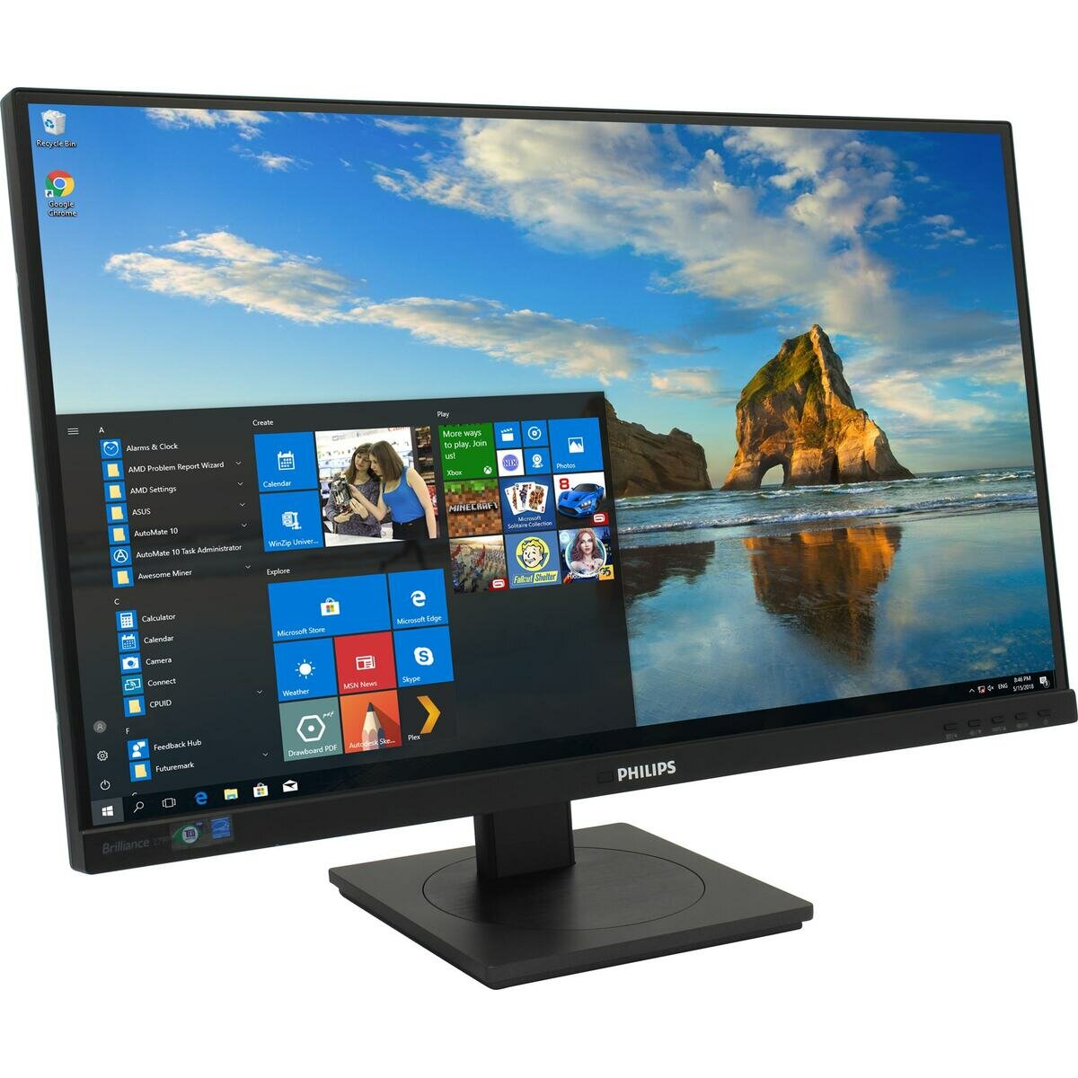 PHILIPS 27インチ 4Kディスプレイ モニター 276E8V 美品 4K Philips