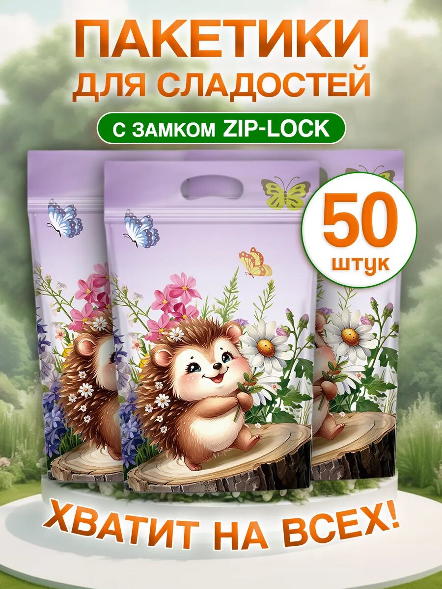 Пакетики для сладостей в детский сад и школу