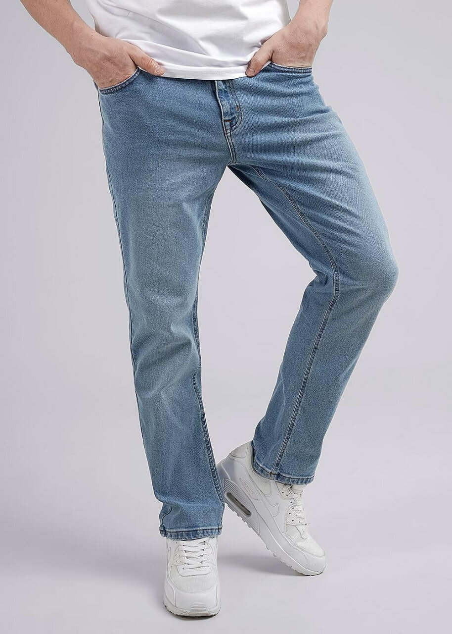 Брюки скинни  1, размер 32, голубой — фото 1