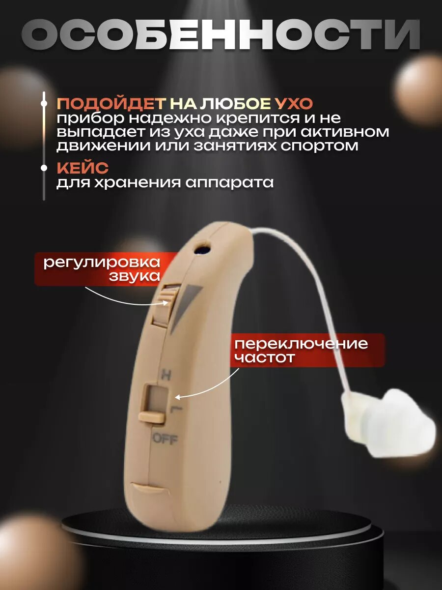 Cлуховой аппарат для пожилых усилитель звука Zinbest HAP-20F — фото 1