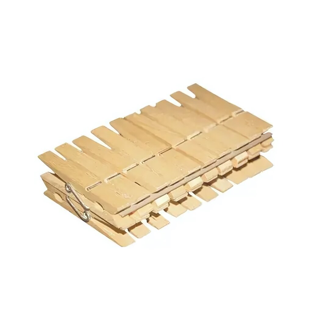 Прищепки деревянные 'Эко' 20шт экологичные для белья размер 7см