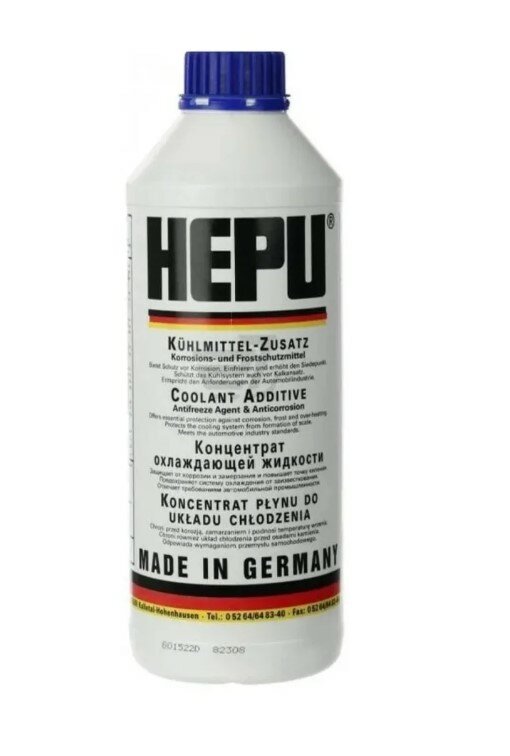 Антифриз HEPU Coolant G11 концентрат синий 1,5 л