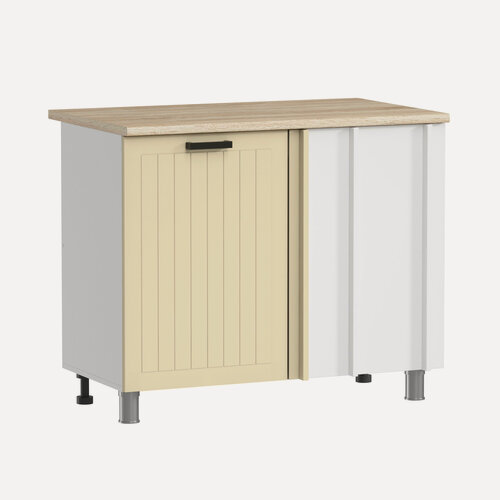 Изображение товара ARNIKA Кухонный модуль, шкаф напольный угловой 100см крем мдф