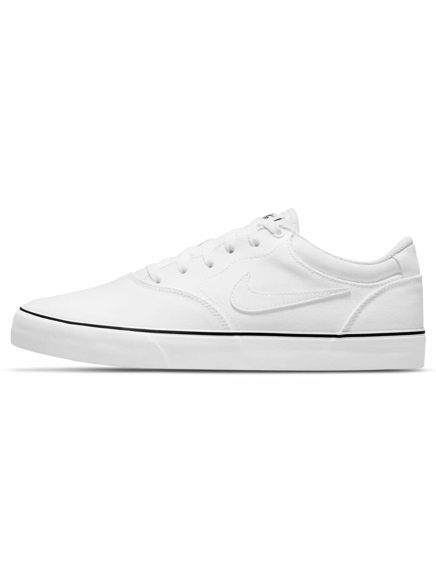 Кеды NIKE SB Chron 2 Canvas, полнота F, размер 7 US, белый,