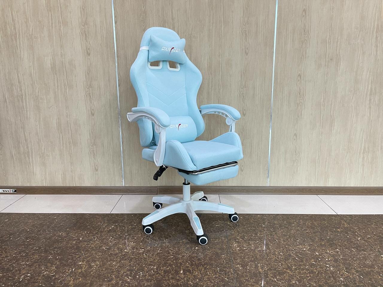 Игровое, комфортный компютерное кресло для геймеров GC-A blue mesh