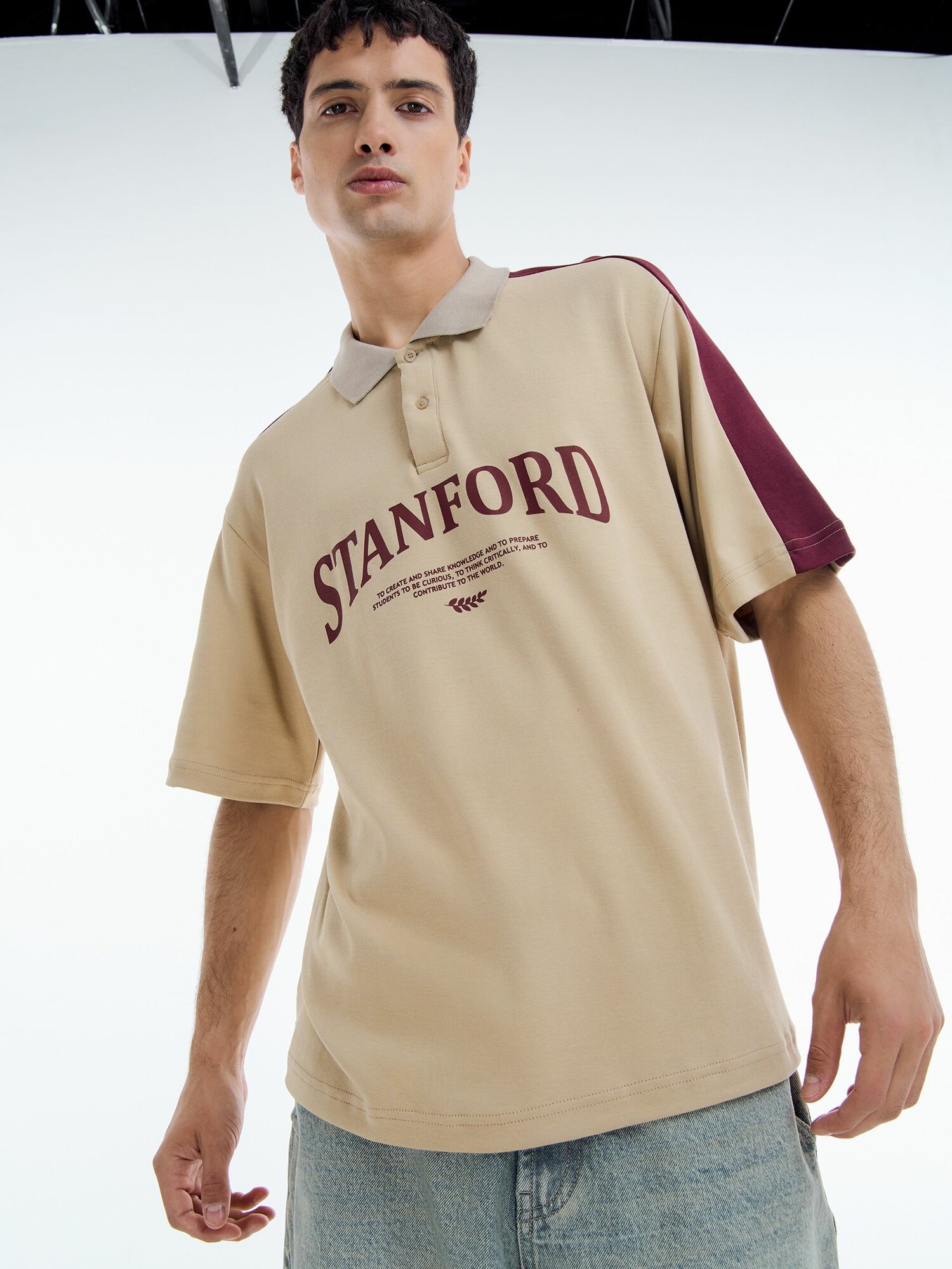 Поло спортивное ТВОЕ, размер XL, бежевый