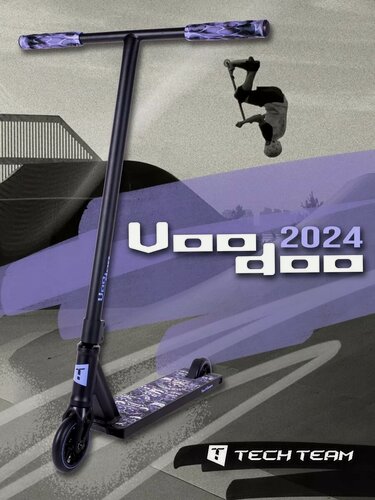 Изображение товара Самокат трюковой Tech Team Voodoo, цвет фиолетовый, для роста 150-170 см