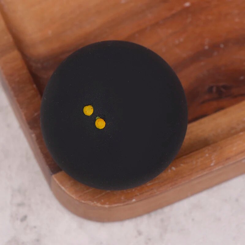 1 шт мячи для сквоша с двойной желтой точкой резиновые мячи для ракетки для сквоша скоростные тренировки для сквоша с двойными желтыми точками мяч для сквоша