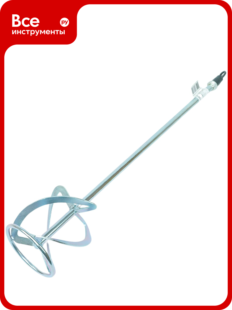 Насадка для миксера (венчик) 600x120 мм длина 0.6 м 14 см M14 для клеевых составов Спец СПЕЦ-3783