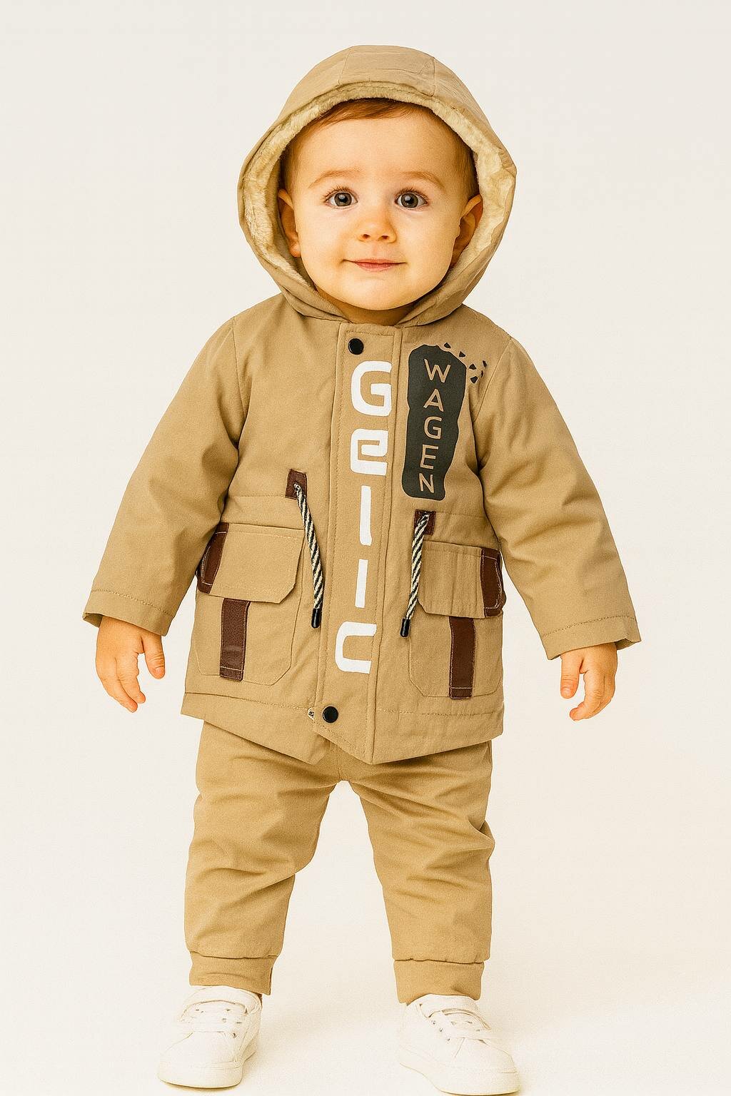 Куртка Koala Kids 2года 4 года 6 лет, размер 2года 4 года 6 лет, коричневый