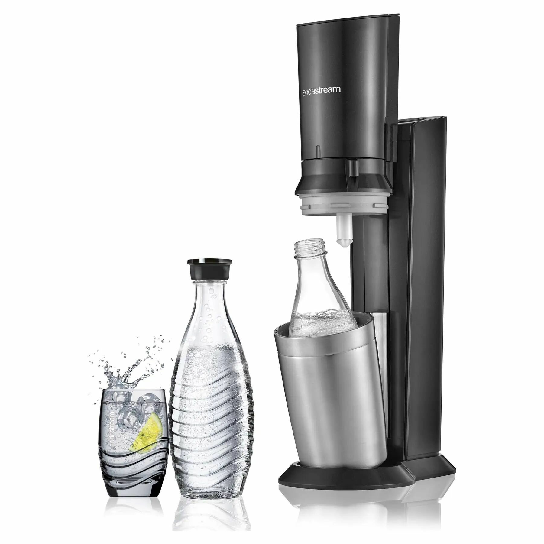 Изображение Сифон для газирования напитков Sodastream Crystal 3.0 черный
