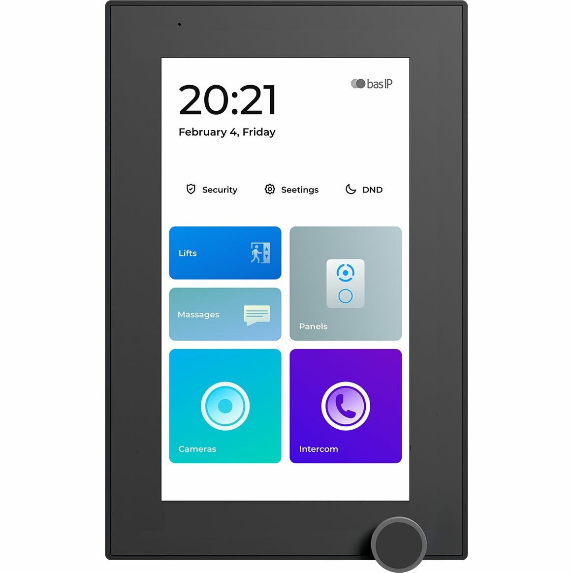 BAS IP AZ 07LL Black IP монитор для домофона