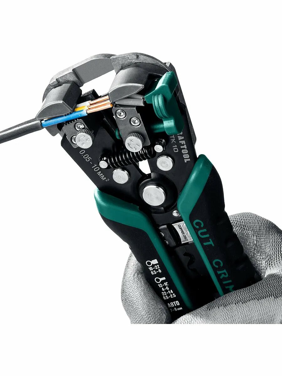 TK-10, 0.05 - 10 мм2, автоматический стриппер — фото 1