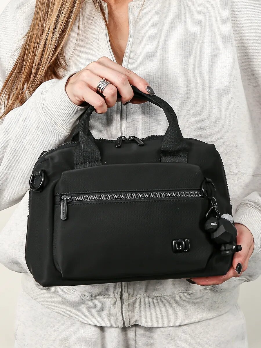 Сумка тоут DAVID JONES, черный — фото 1