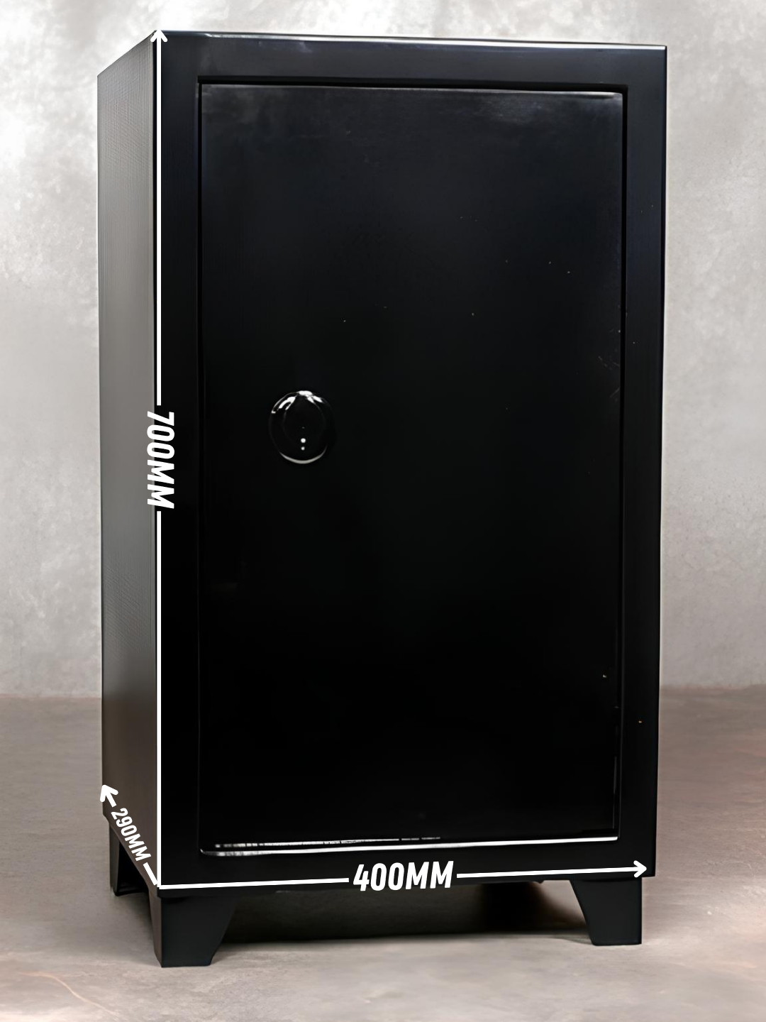 Сейф металлический с ключом, замком, для дома и офиса, 70×40×29 см